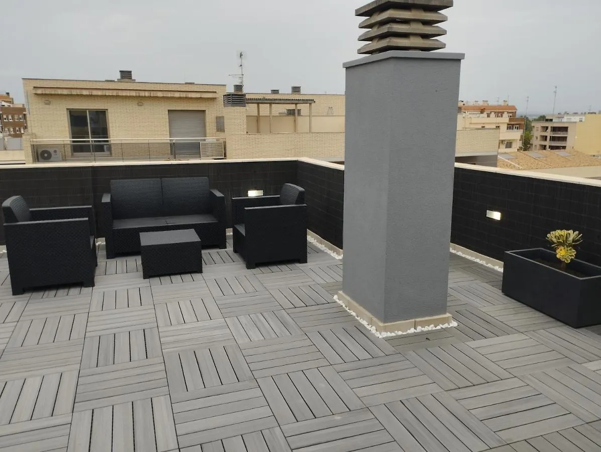 Atico Con Hidromasaje, Terraza Y Piscina En Ebrehogar Apartment Amposta